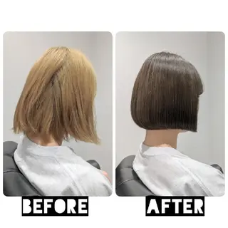 ショート カラー パーマ ヘアアレンジ 心斎橋難波本店　店長 THE ECT 中尾のヘアスタイル