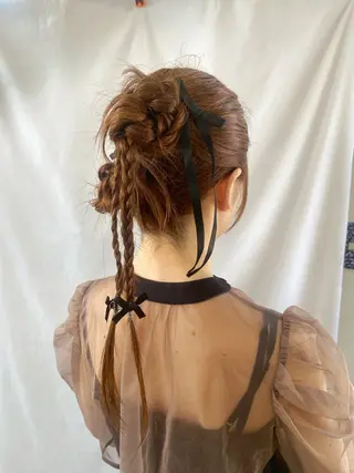 ロング 鹿児島 聖来のヘアスタイル