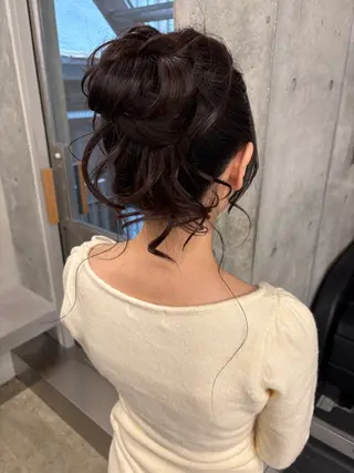 セミロング ヘアアレンジ yuuna/ ハッシュカット🎀のヘアスタイル