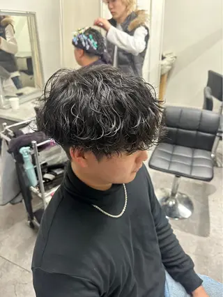 ショート パーマ メンズ お悩み解消✨/ メンズパーマ✨/直樹のヘアスタイル