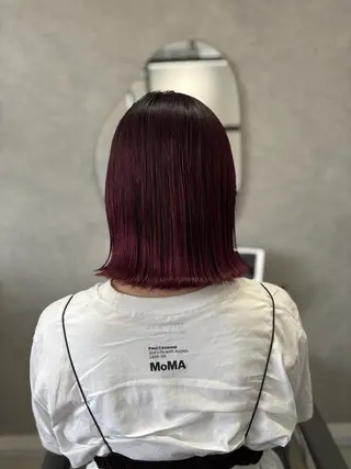 ミディアム カラー 野並 令弥のヘアスタイル