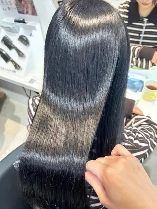 ロング 美髪縮毛矯正/ 似合わせ🔹田中 守のヘアスタイル