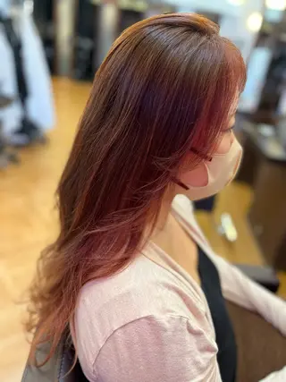 ロング U HARUNAのヘアスタイル