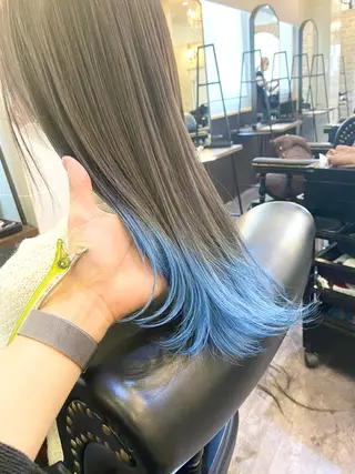 セミロング 💖透明感カラー HAYATO💖のヘアスタイル
