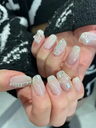 ネイル 🎀ボブ＋ハイトーン シュカ👶🏻のヘアスタイル