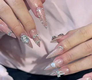 ネイル By moonネイル 🌷ワンホン/韓国風のネイルデザイン