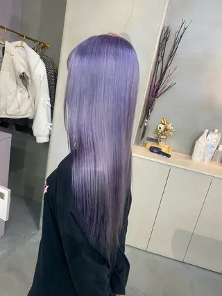 ロング カラー qulim所属・前橋 姫奈のヘアスタイル