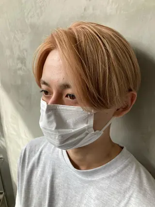 ショート カラー メンズ fifth JINGUMAE所属・波巻きスパイラルパー マ/シャドウパーマ駿のヘアスタイル