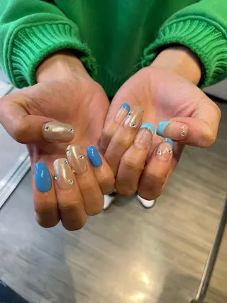 ネイル 束感まつ毛/ネイル/ LED♥KIRARAのマツエク・マツパデザイン