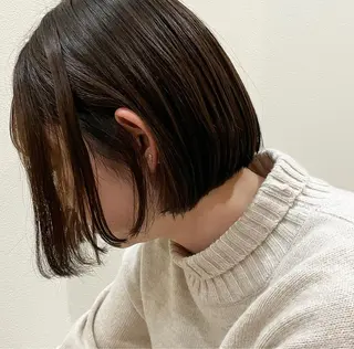 ショート yumemiレイヤー ✴︎ 透明感カラーのヘアスタイル
