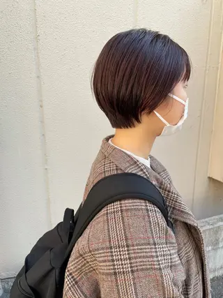 ショート さの あやねのヘアスタイル