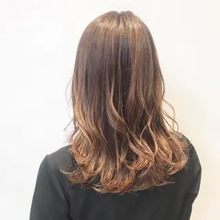 ロング カラー 嶋佐 昌大 シマサマオのヘアスタイル