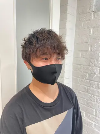 パーマ nuu 栄所属・🧸SAKI🎀 韓国レイヤーのヘアスタイル