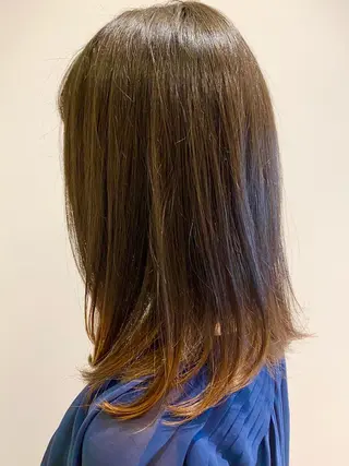 ミディアム 🌹艶髪カラー🌹 津田晴加【西荻窪】のヘアスタイル