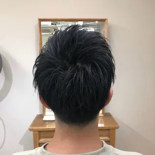 ショート メンズ 西山 良波のヘアスタイル