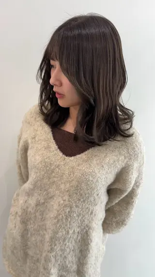 ミディアム カラー ヘアセット/艶カラー 💐nao.のヘアスタイル