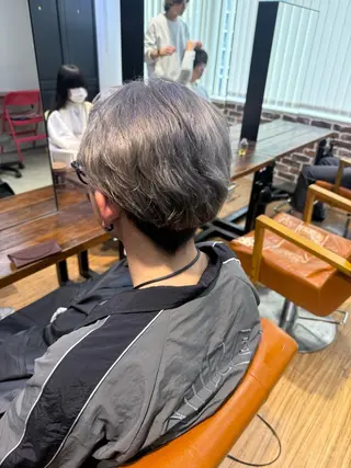 ショート カラー ヘアアレンジ メンズ 💞艶カラー/ ブリーチ💞ユウカのヘアスタイル