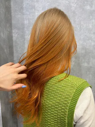 ロング カラー 透明感カラー/推しカ ラー☁️JURAのヘアスタイル