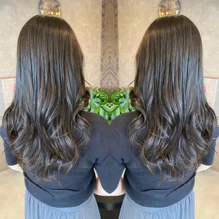 ロング カラー tocca 💜石田愛結💜のヘアスタイル