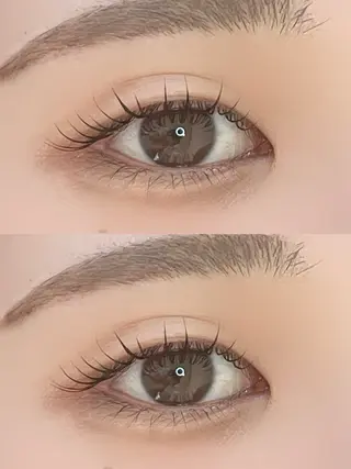 マツエク・マツパ 🫧飛山琉桜/二条 ネイルアート/束感のマツエク・マツパデザイン