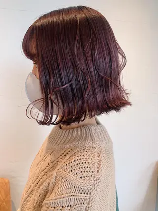 ミディアム カラー AO所属・RISAKO 艶髪モテヘア🎀府中のヘアスタイル