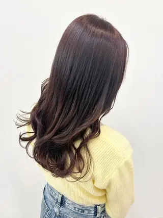 セミロング カラー ヘアアレンジ La.LAUREN【ラ.ローレン】所属・透明感カラー/レイ ヤー/hiromuのヘアスタイル