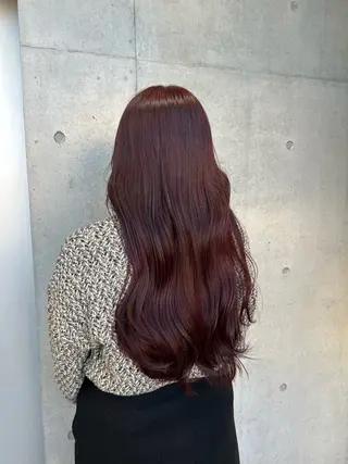 ロング カラー ヘアアレンジ ボブ艶モテカラー🫧 カリンのヘアスタイル