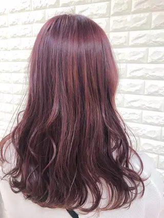 ロング カラー 似合わせ.ﾍｱｾｯﾄ 得意🌹井上美沙のヘアスタイル