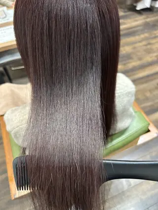 セミロング カラー フルヤ タクミのヘアスタイル