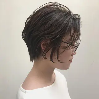 ショート カラー 日々所属・谷 大地のヘアスタイル