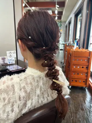 カラー ヘアアレンジ 坂本 瑞季 🤍 髪質改善のヘアスタイル
