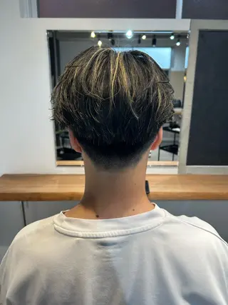 ショート カラー メンズ SYUYA/パーマ/ マッシュスタイル特化のヘアスタイル