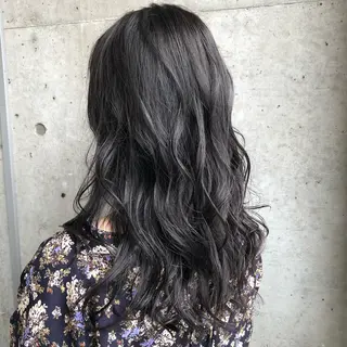 ロング カラー 大栗 佑也  髪質改善のヘアスタイル