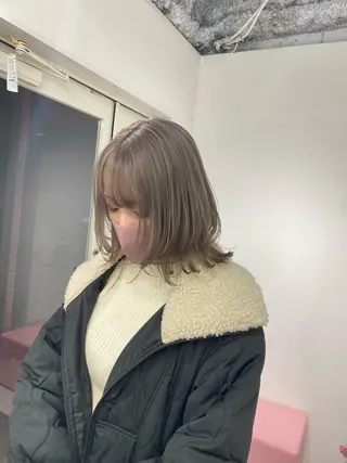 ショート カラー EGO所属・ブリーチカラー💖 rukaのヘアスタイル