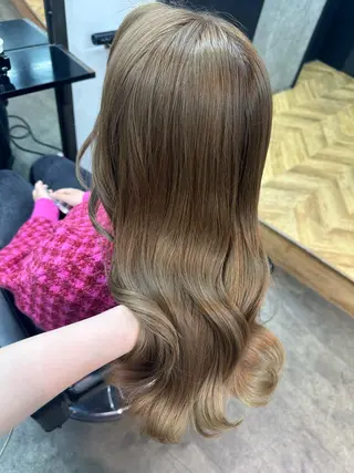 セミロング カラー 🫧シールエクステ/ カラー🫧アサミ️のヘアスタイル