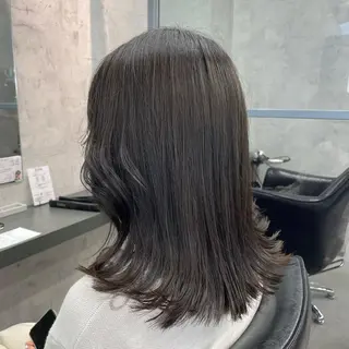 ミディアム カラー レイヤー×顔周 り×髪質改善/MIUのヘアスタイル