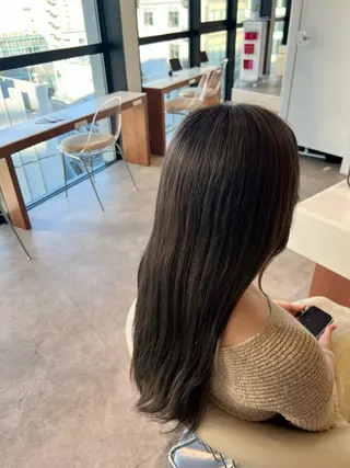 ミディアム カラー ✨髪質改善 縮毛矯正 艶髪 立川 コウキ✨のヘアスタイル