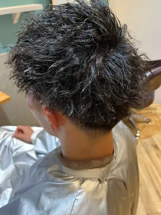 ショート カラー パーマ メンズ 💇メンズパーマ💇 木村賢司のヘアスタイル