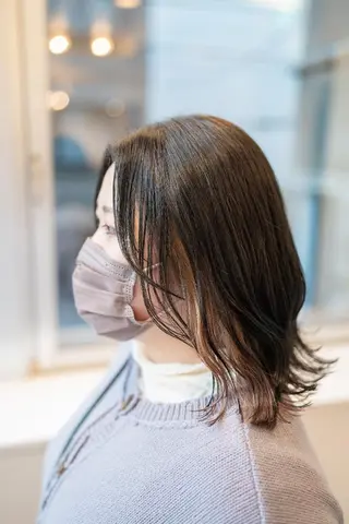 セミロング カラー Lazo所属・Lazo/ 原弥和子のヘアスタイル