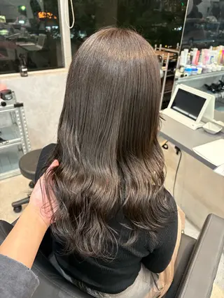 セミロング 大西ひなた/パーマ &メンズカット✨️のヘアスタイル