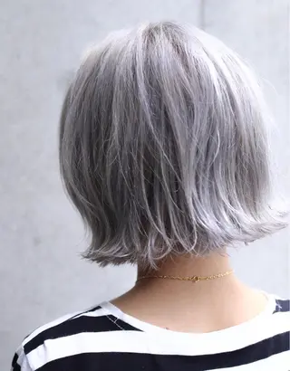 ミディアム カラー 森本裕/オーナー/ スパイラルパーマのヘアスタイル