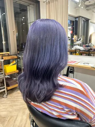 ミディアム 新潟/万代/レイヤー 韓国風/明間未来のヘアスタイル