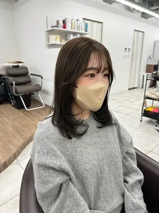 ミディアム カラー キッズ オトナヘア🌸 harukaのヘアスタイル