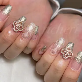 ミディアム ネイル richeri beautyのネイルデザイン