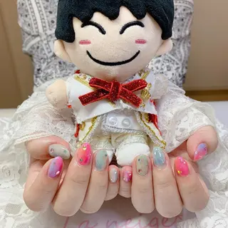 ネイル La neige* yuki 🥯🍑のネイルデザイン