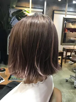 ショート カラー パーマ ヘアアレンジ メンズ キッズ ネイル マツエク・マツパ サロンドミルク 原宿のヘアスタイル