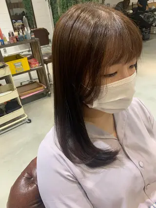 ロング ショート🌼パーマ 本間正子のヘアスタイル