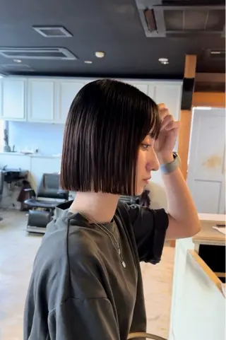 ショート カラー 足立 武巳（金山Ciel）のヘアスタイル