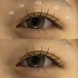 マツエク・マツパ NORA hinataのマツエク・マツパデザイン