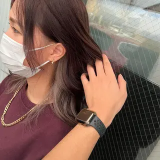 カラー ヘアアレンジ newi TATSUのヘアスタイル